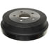 ACDelco 18B274 Brake Drum Brake Drum - Rear, Turned, Cast Iron, Regular, Plain Cooling Fins