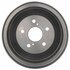 18B274 by ACDELCO - Brake Drum - Rear, Turned, Cast Iron, Regular, Plain Cooling Fins