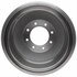 18B277 by ACDELCO - Brake Drum - Rear, 8 Bolt Holes, 6.5" Bolt Circle, Turned, Cast Iron, Regular