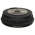 ACDelco 18B338 Brake Drum Brake Drum - Rear, Turned, Cast Iron, Regular, Finned Cooling Fins