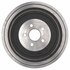 18B338 by ACDELCO - Brake Drum - Rear, Turned, Cast Iron, Regular, Finned Cooling Fins