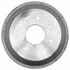 18B393 by ACDELCO - Brake Drum - Rear, Turned, Cast Iron, Regular, Plain Cooling Fins