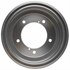 18B414 by ACDELCO - Brake Drum - Rear, Turned, Cast Iron, Regular, Plain Cooling Fins