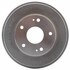18B450 by ACDELCO - Brake Drum - Rear, Turned, Cast Iron, Regular, Plain Cooling Fins