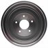 18B452 by ACDELCO - Brake Drum - Front, Turned, Cast Iron, Regular, Finned Cooling Fins