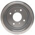 18B427 by ACDELCO - Brake Drum - Rear, Turned, Cast Iron, Regular, Plain Cooling Fins