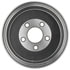 ACDelco 18B431 Brake Drum Brake Drum - Rear, Turned, Cast Iron, Regular, Plain Cooling Fins
