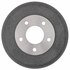 18B531 by ACDELCO - Brake Drum - Rear, Turned, Cast Iron, Regular, Plain Cooling Fins