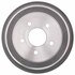 18B569 by ACDELCO - Brake Drum - Rear, Turned, Cast Iron, Regular, Plain Cooling Fins