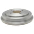 ACDelco 18B571 Brake Drum Brake Drum - Rear, Turned, Cast Iron, Regular, Plain Cooling Fins