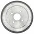 18B547 by ACDELCO - Brake Drum - Rear, 4 Bolt Holes, 3.94" Bolt Circle, Turned, Cast Iron, Regular