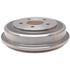 18B569 by ACDELCO - Brake Drum - Rear, Turned, Cast Iron, Regular, Plain Cooling Fins
