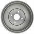 18B588 by ACDELCO - Brake Drum - Rear, Turned, Cast Iron, Regular, Plain Cooling Fins