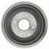 18B589 by ACDELCO - Brake Drum - Rear, Turned, Cast Iron, Regular, Plain Cooling Fins