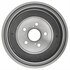 18B583 by ACDELCO - Brake Drum - Rear, Turned, Cast Iron, Regular, Plain Cooling Fins