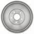 18B601 by ACDELCO - Brake Drum - Rear, Turned, Cast Iron, Regular, Plain Cooling Fins