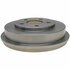 18B597 by ACDELCO - Brake Drum - Rear, Turned, Cast Iron, Regular, Plain Cooling Fins