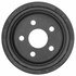 18B99 by ACDELCO - Brake Drum - Rear, Turned, Cast Iron, Regular, Plain Cooling Fins