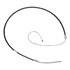 18P1042 by ACDELCO - Parking Brake Cable - Rear, 70.00", Fixed Wire Stop End, Steel