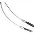 18P1490 by ACDELCO - Parking Brake Cable - Rear, 78.30", Fixed Wire Stop End, Steel