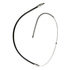 18P175 by ACDELCO - Parking Brake Cable - Front, 46.00", Fixed Wire Stop End, Steel