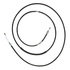 18P1764 by ACDELCO - Parking Brake Cable - Front, 139.40", Fixed Wire Stop End, Steel
