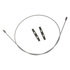 18P1973 by ACDELCO - Parking Brake Cable - 37.90" Cable, Fixed Wire Stop End, Steel