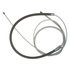 18P2213 by ACDELCO - Parking Brake Cable - Rear, 91.90", Fixed Wire Stop End, Steel