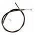 18P2217 by ACDELCO - Parking Brake Cable - Front, 56.40", Threaded End 1, Bracket End 2, Steel
