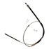 18P2252 by ACDELCO - Parking Brake Cable - Front, 47.80", Threaded End 1, Fixed Wire Stop End 2