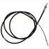 18P2826 by ACDELCO - Parking Brake Cable - Rear, 109.10", Fixed Wire Stop End 1, Bracket End 2, Steel