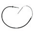 18P311 by ACDELCO - Parking Brake Cable - Front, 62.00", Threaded End 1, Fixed Wire Stop End 2
