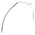 18P356 by ACDELCO - Parking Brake Cable - Front, 50.00", Threaded End 1, Fixed Wire Stop End 2