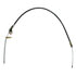 18P402 by ACDELCO - Parking Brake Cable - Rear, 45.30", Fixed Wire Stop End, Steel