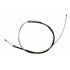 18P536 by ACDELCO - Parking Brake Cable - Front, 88.60", Fixed Wire Stop End, Steel