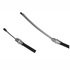 18P594 by ACDELCO - Parking Brake Cable - Rear, 55.40", Fixed Wire Stop End, Steel