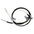 18P96963 by ACDELCO - Parking Brake Cable - Rear, Hex End 1, Threaded Straight End 2, With Bracket