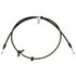 18P96983 by ACDELCO - Parking Brake Cable - Rear Passenger Side, 74.527" Cable, Black