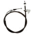 18P97005 by ACDELCO - Parking Brake Cable - Rear Driver Side, 56.889" Cable, Black