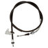 18P97005 by ACDELCO - Parking Brake Cable - Rear Driver Side, 56.889" Cable, Black