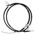 18P97056 by ACDELCO - Parking Brake Cable - Rear Driver Side, 98.425" Cable, Black