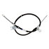 18P97178 by ACDELCO - Parking Brake Cable - Rear, 46.80", Stainless Steel, With Mounting Bracket