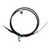 18P97060 by ACDELCO - Parking Brake Cable - Rear Driver Side, 108.346" Cable, Black