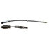 18P97179 by ACDELCO - Parking Brake Cable - Rear, 112.90", Stainless Steel, With Mounting Bracket