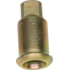 GL-1009 by HALTEC - Inner Cap Nut - RH, Grade 8.2, Yellow Dicromate Finish, M30-1 1/2 Outer Thread, M20-1 1/2 Inner Thread, M-62 (2 7/16") Overall Length, for Steel & Aluminum Wheels, for Hino & Isuzu