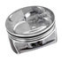 12616972 by ACDELCO - Engine Piston - Dome, Aluminum, Regular, Partial Skirt, Steel