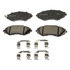 17D1035CHF1 by ACDELCO - Disc Brake Pad - Bonded, Ceramic, Revised F1 Part Design, with Hardware