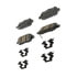 ACDelco 17D1288ACHF2 Disc Brake Pad Set Disc Brake Pad Set - Rear, Ceramic, Bonded, with Mounting Hardware