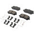 17D1281CHF1 by ACDELCO - Disc Brake Pad - Bonded, Ceramic, Revised F1 Part Design, with Hardware