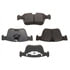 17D1290M by ACDELCO - Disc Brake Pad Set - Rear, Semi-Metallic, without Mounting Hardware